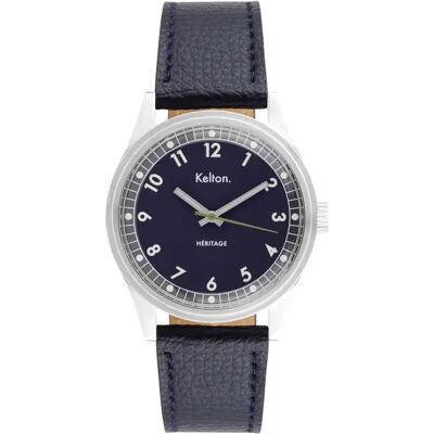 Uhr Kelton Héritage Bleu 38 mm Mixte Uhr Kelton Héritage Bleu 38 mm Mixte