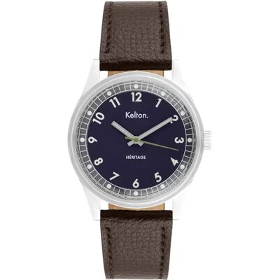 Uhr Kelton Héritage Bleu 38 mm Mixte Uhr Kelton Héritage Bleu 38 mm Mixte