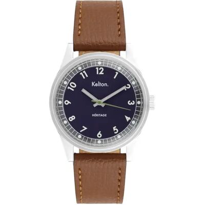 Uhr Kelton Héritage Bleu 38 mm Mixte Uhr Kelton Héritage Bleu 38 mm Mixte