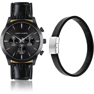 Uhr Marc Lauder London Noir 44 mm Mixte Uhr Marc Lauder London Noir 44 mm Mixte