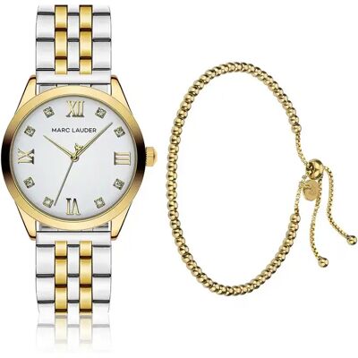 Uhr Marc Lauder Porto Doré 36 mm Mixte Uhr Marc Lauder Porto Doré 36 mm Mixte