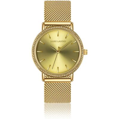 Uhr Marc Lauder Marbella Doré 38 mm Mixte Uhr Marc Lauder Marbella Doré 38 mm Mixte