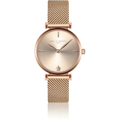 Damenuhr Amelia Parker Gold Shore Mesh Gold 32 mm Femme Damenuhr Amelia Parker Gold Shore Mesh Gold 32 mm Femme