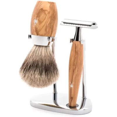 Rasier-Set Sicherheitsrasierer Mühle Kosmo Olivier Pur (x3) Gris TU Mixte Rasier-Set Sicherheitsrasierer Mühle Kosmo Olivier Pur (x3) Gris TU Mixte
