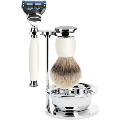 Rasierkit Mühle Sophist Fusion Pur (x4) Argenté TU Mixte Rasierkit Mühle Sophist Fusion Pur (x4) Argenté TU Mixte