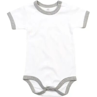 Body kontrastierend Baby Babybugz Blanc 6/12 mois Mixte Body kontrastierend Baby Babybugz Blanc 6/12 mois Mixte