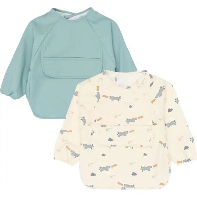 Baby Lätzchen Fabelab Little Flyers (x2) Bleu TU Mixte Baby Lätzchen Fabelab Little Flyers (x2) Bleu TU Mixte