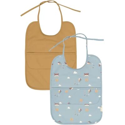 Baby Lätzchen Fabelab (x2) Marron TU Mixte Baby Lätzchen Fabelab (x2) Marron TU Mixte