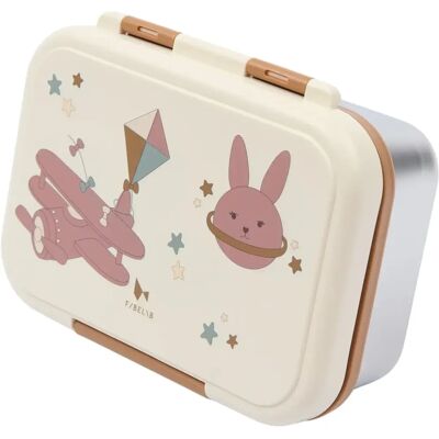 Lunchbox Kind Fabelab Bunny Air Plane Blanc TU Mixte Lunchbox Kind Fabelab Bunny Air Plane Blanc TU Mixte