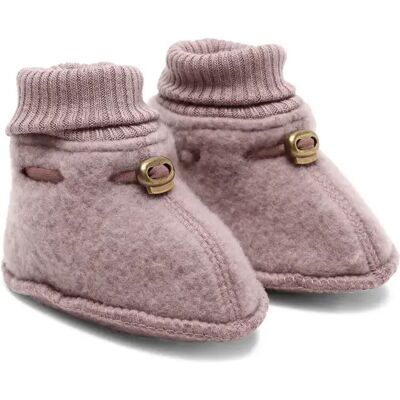 Baby Wollschuhe Mikk-Line Rose 0/1 mois Mixte Baby Wollschuhe Mikk-Line Rose 0/1 mois Mixte