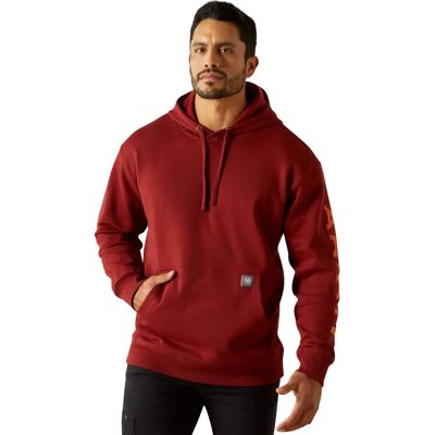 Grafik-Hoodie Ariat Rebar Marron S Homme Grafik-Hoodie Ariat Rebar Marron S Homme