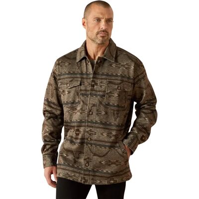 Überhemd Ariat Caldwell Beige S Homme Überhemd Ariat Caldwell Beige S Homme