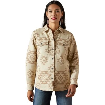 Überhemd, Damen Ariat Clovis Beige L Femme Überhemd, Damen Ariat Clovis Beige L Femme
