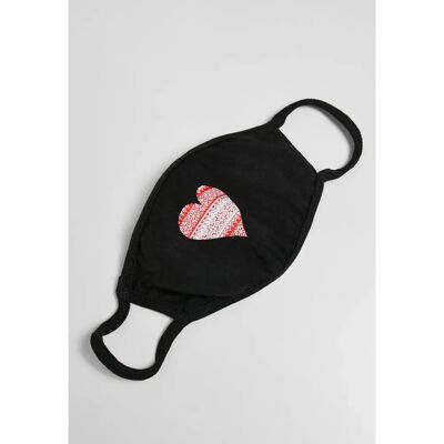 Maske Urban Classics Christmas Heart Noir TU Mixte Maske Urban Classics Christmas Heart Noir TU Mixte