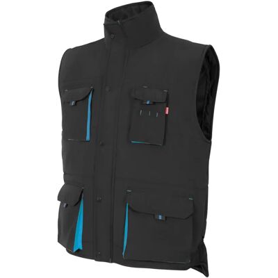 Gepolsterte Sicherheitsweste mit vielen Taschen Velilla Noir 2XL Mixte Gepolsterte Sicherheitsweste mit vielen Taschen Velilla Noir 2XL Mixte