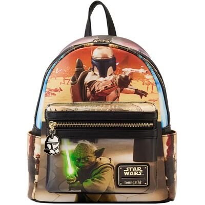 Kinderrucksack Loungefly Star Wars Episode Ii Attack Of The Clones Marron 22,5x26,25x11,25 cm Mixte Kinderrucksack Loungefly Star Wars Episode Ii Attack Of The Clones Marron 22,5x26,25x11,25 cm Mixte