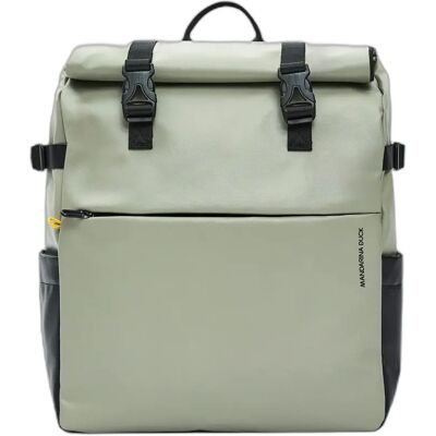 Laptop-Rucksack mit faltbarem Deckel Mandarina Duck Eco Coated Vert 45x33x14 cm Mixte Laptop-Rucksack mit faltbarem Deckel Mandarina Duck Eco Coated Vert 45x33x14 cm Mixte