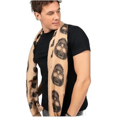 Schal Deeluxe Enzo Beige TU Homme Schal Deeluxe Enzo Beige TU Homme
