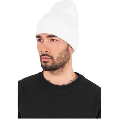 Mütze Flexfit heavyweight long Blanc TU Mixte Mütze Flexfit heavyweight long Blanc TU Mixte