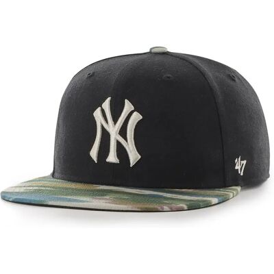Snapback Cap New York Yankees 47Brand MLB Fisherman Noir TU Mixte Snapback Cap New York Yankees 47Brand MLB Fisherman Noir TU Mixte