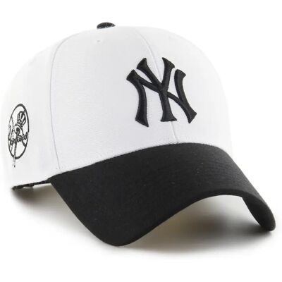 Snapback Cap New York Yankees 47Brand MLB Sure Shot MVP Blanc TU Mixte Snapback Cap New York Yankees 47Brand MLB Sure Shot MVP Blanc TU Mixte