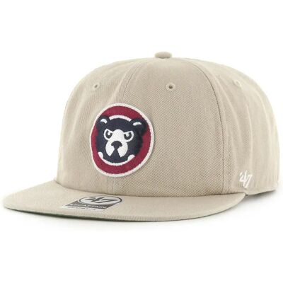 Snapback Cap Chicago Cubs 47Brand MLB Cooperstown Beige TU Mixte Snapback Cap Chicago Cubs 47Brand MLB Cooperstown Beige TU Mixte