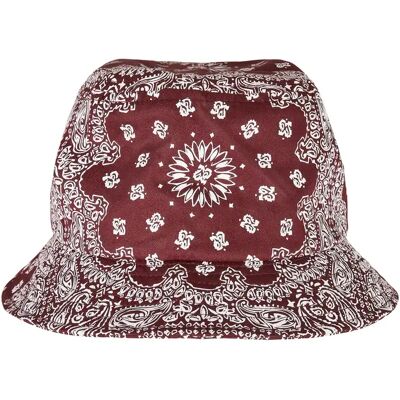 Bucket Hat bedrucktes Halstuch Flexfit Rouge TU Mixte Bucket Hat bedrucktes Halstuch Flexfit Rouge TU Mixte
