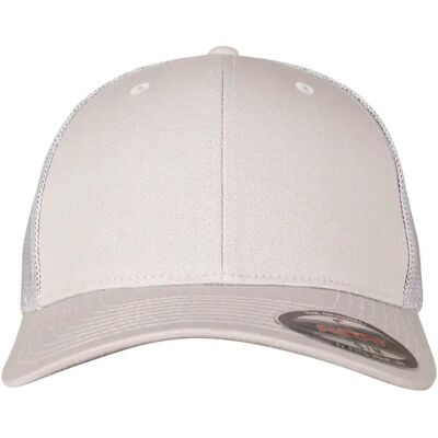 Trucker Hat Flexfit Argenté S/M Mixte Trucker Hat Flexfit Argenté S/M Mixte