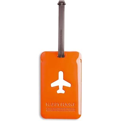 quadratischer Gepäckanhänger tag Alife Design Orange TU Mixte quadratischer Gepäckanhänger tag Alife Design Orange TU Mixte
