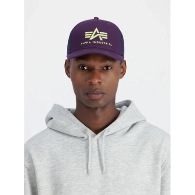 Trucker-Cap Alpha Industries Basic Violet TU Mixte Trucker-Cap Alpha Industries Basic Violet TU Mixte