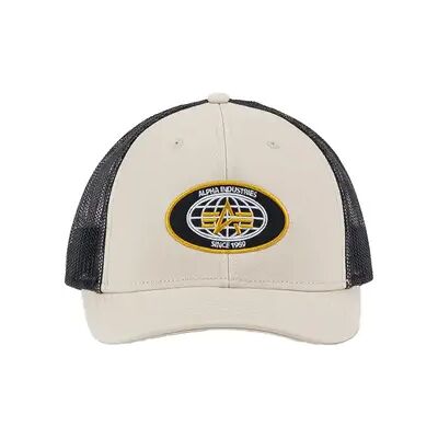 Trucker Cap Alpha Industries World Blanc TU Mixte Trucker Cap Alpha Industries World Blanc TU Mixte
