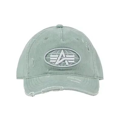Baseball Kappe Alpha Industries World Acid Vert TU Mixte Baseball Kappe Alpha Industries World Acid Vert TU Mixte