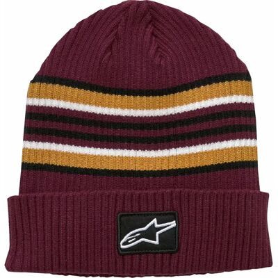 Beanie mit Umschlag Alpinestars Bolted Marron TU Mixte Beanie mit Umschlag Alpinestars Bolted Marron TU Mixte