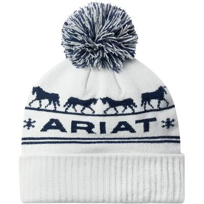 Mütze Damen Ariat Apres Ski Blanc TU Femme Mütze Damen Ariat Apres Ski Blanc TU Femme
