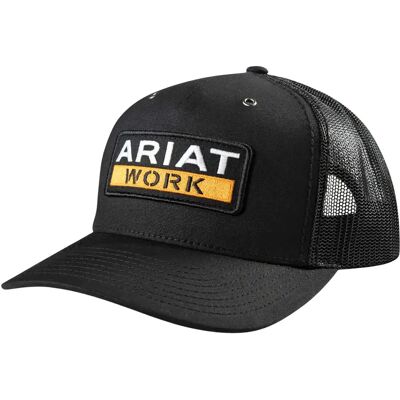 Trucker Cap Ariat Work Patch Noir TU Homme Trucker Cap Ariat Work Patch Noir TU Homme