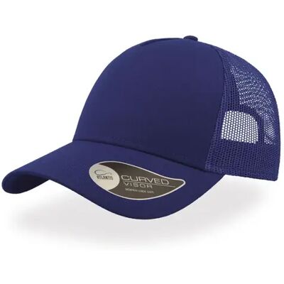 Trucker-Cap aus Baumwolle Atlantis Headwear Rapper Bleu TU Mixte Trucker-Cap aus Baumwolle Atlantis Headwear Rapper Bleu TU Mixte