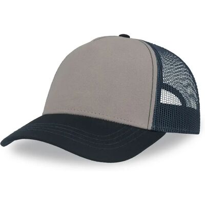 Trucker Cap Atlantis Headwear Rapper Canvas-S Gris TU Mixte Trucker Cap Atlantis Headwear Rapper Canvas-S Gris TU Mixte
