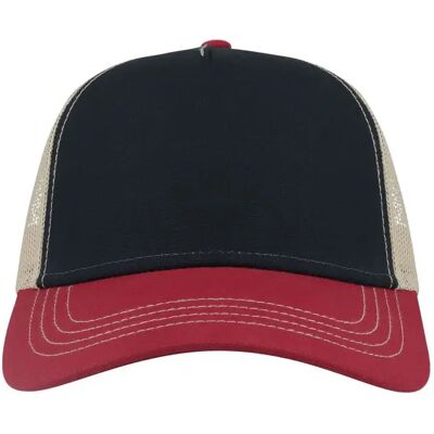 Trucker Cap Atlantis Headwear Rapper Canvas-S Bleu TU Mixte Trucker Cap Atlantis Headwear Rapper Canvas-S Bleu TU Mixte