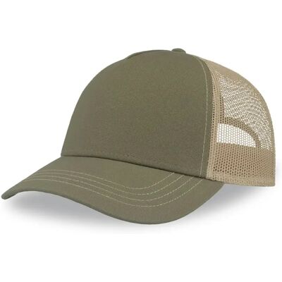 Trucker Cap Atlantis Headwear Rapper Canvas-S Vert TU Mixte Trucker Cap Atlantis Headwear Rapper Canvas-S Vert TU Mixte
