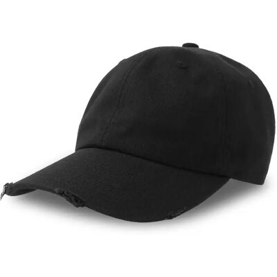 Baseball Kappe Atlantis Headwear Destroyed Noir TU Mixte Baseball Kappe Atlantis Headwear Destroyed Noir TU Mixte