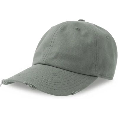 Baseball Kappe Atlantis Headwear Destroyed Gris TU Mixte Baseball Kappe Atlantis Headwear Destroyed Gris TU Mixte