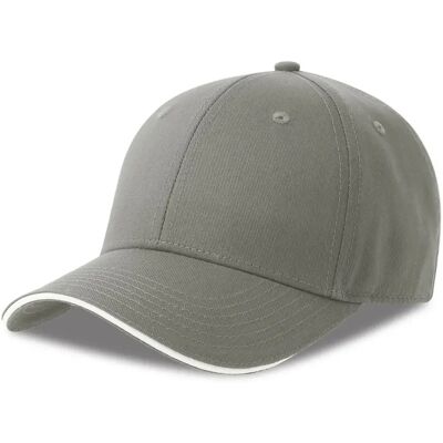 6-Panel Baseball Cap Atlantis Headwear Sport Sandwich-S Gris TU Mixte 6-Panel Baseball Cap Atlantis Headwear Sport Sandwich-S Gris TU Mixte