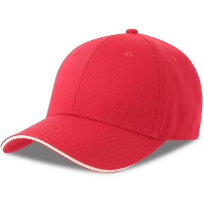 6-Panel Baseball Cap Atlantis Headwear Sport Sandwich-S Rouge TU Mixte 6-Panel Baseball Cap Atlantis Headwear Sport Sandwich-S Rouge TU Mixte