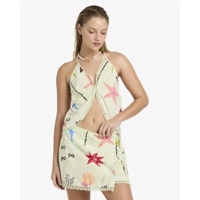 Damen-Top Billabong Lottie Hall Palm Tree Vert L Femme Damen-Top Billabong Lottie Hall Palm Tree Vert L Femme