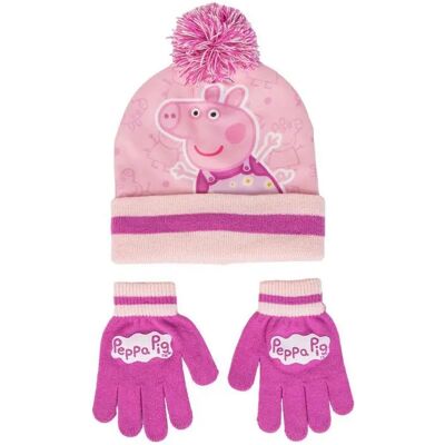 Mütze und Handschuhe für Mädchen Cerda Peppa Pig Rose TU Femme Mütze und Handschuhe für Mädchen Cerda Peppa Pig Rose TU Femme