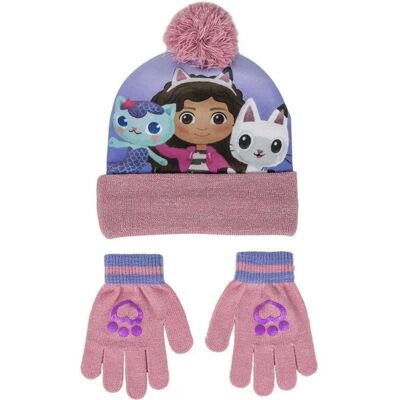 Mütze und Handschuhe Set Kind Cerda Gabbys Dolls House Violet TU Mixte Mütze und Handschuhe Set Kind Cerda Gabbys Dolls House Violet TU Mixte