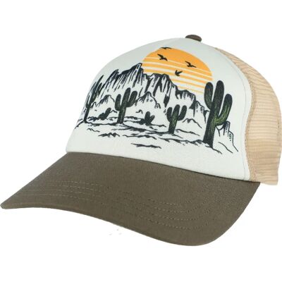 Trucker Cap Eisglut Good Vibes Beige TU Mixte Trucker Cap Eisglut Good Vibes Beige TU Mixte