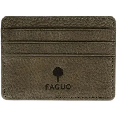 Kartenhalter aus Leder Faguo Vert TU Mixte Kartenhalter aus Leder Faguo Vert TU Mixte