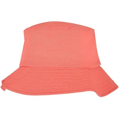 Bucket Hat aus Baumwolle Flexfit Twill Rouge TU Mixte Bucket Hat aus Baumwolle Flexfit Twill Rouge TU Mixte