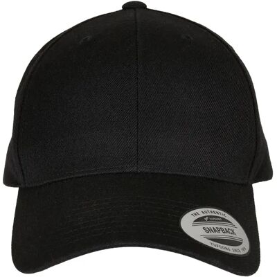 Snapback-Cap mit gebogenem Schirm Flexfit Premium Noir TU Mixte Snapback-Cap mit gebogenem Schirm Flexfit Premium Noir TU Mixte